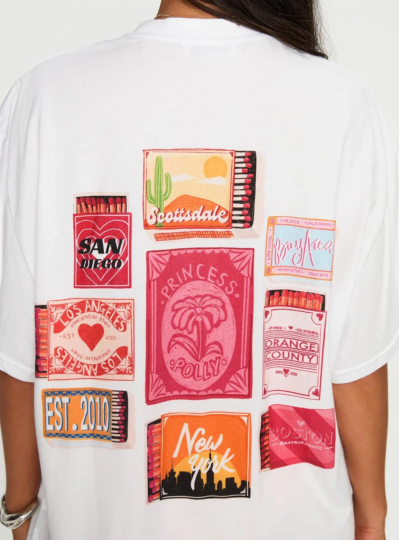 Matchbox Collection Graphic Tee White Multi