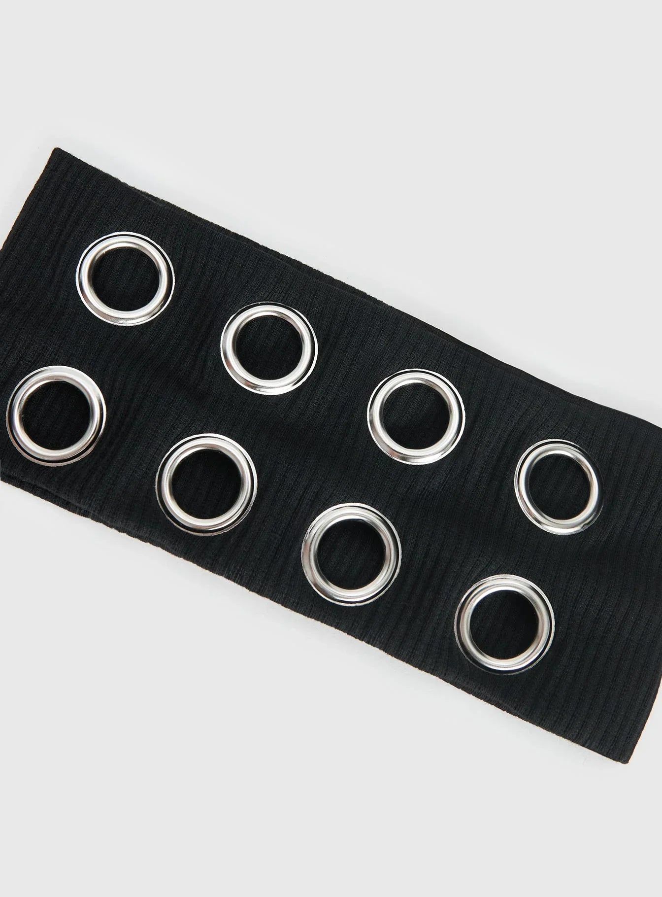 Movie Stars Eyelet Headband Black