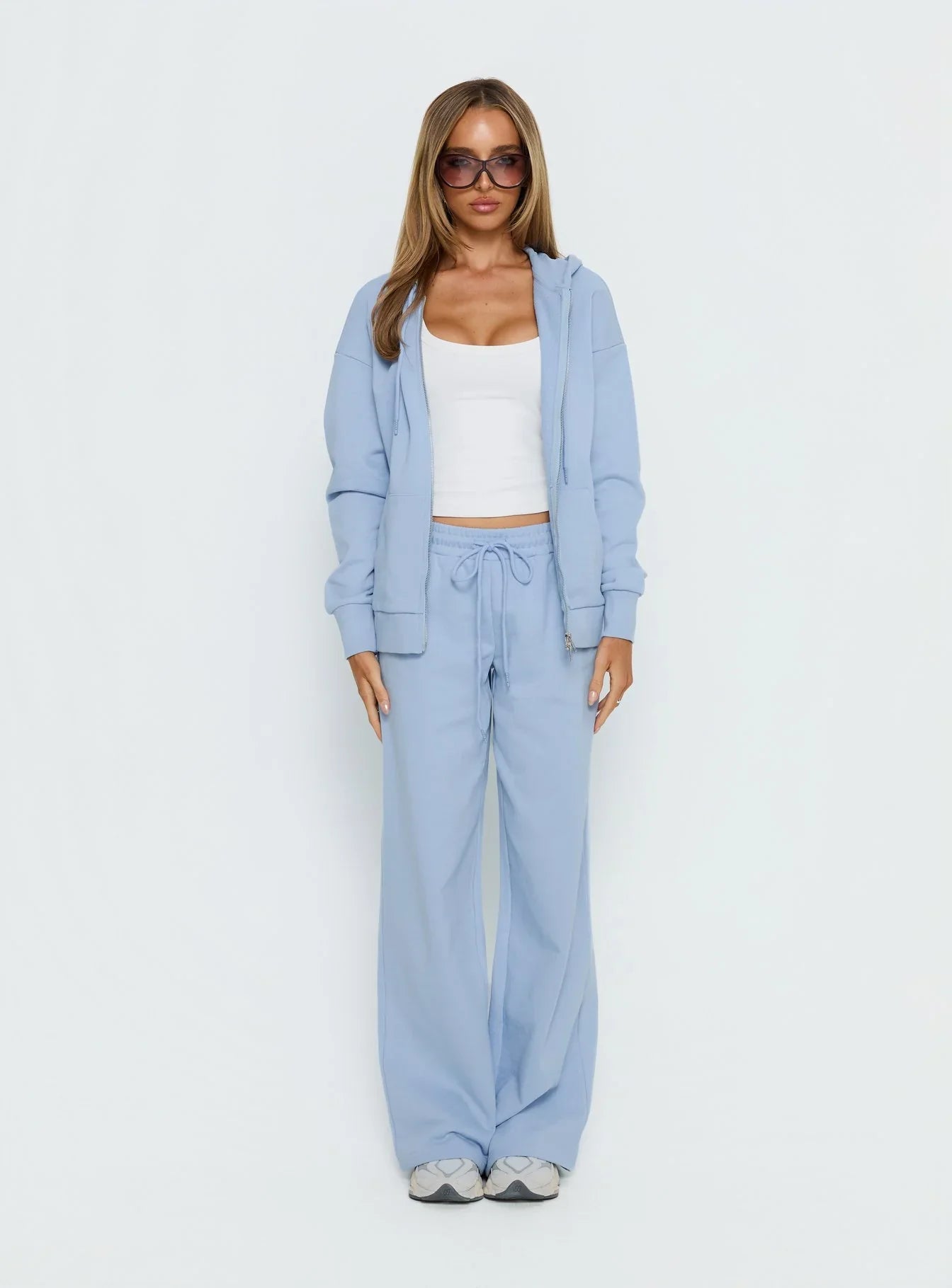 All Day Oversized Hoodie Icy Blue