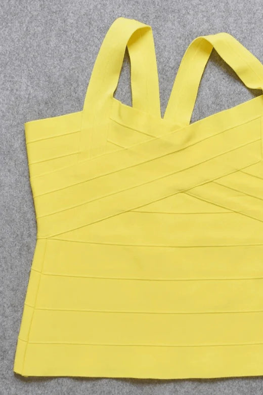 Jay Bandage Top Sun Yellow