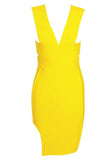 Pia Bandage Dress Sun Yellow