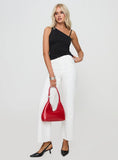 Fawcett High Rise Straight Leg Jeans White