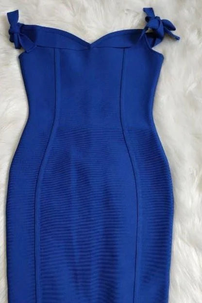 Penelope Bandage Mini Dress Royal Blue