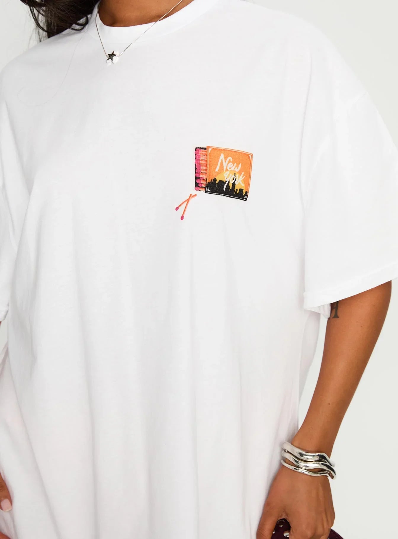 Matchbox Collection Graphic Tee White Multi