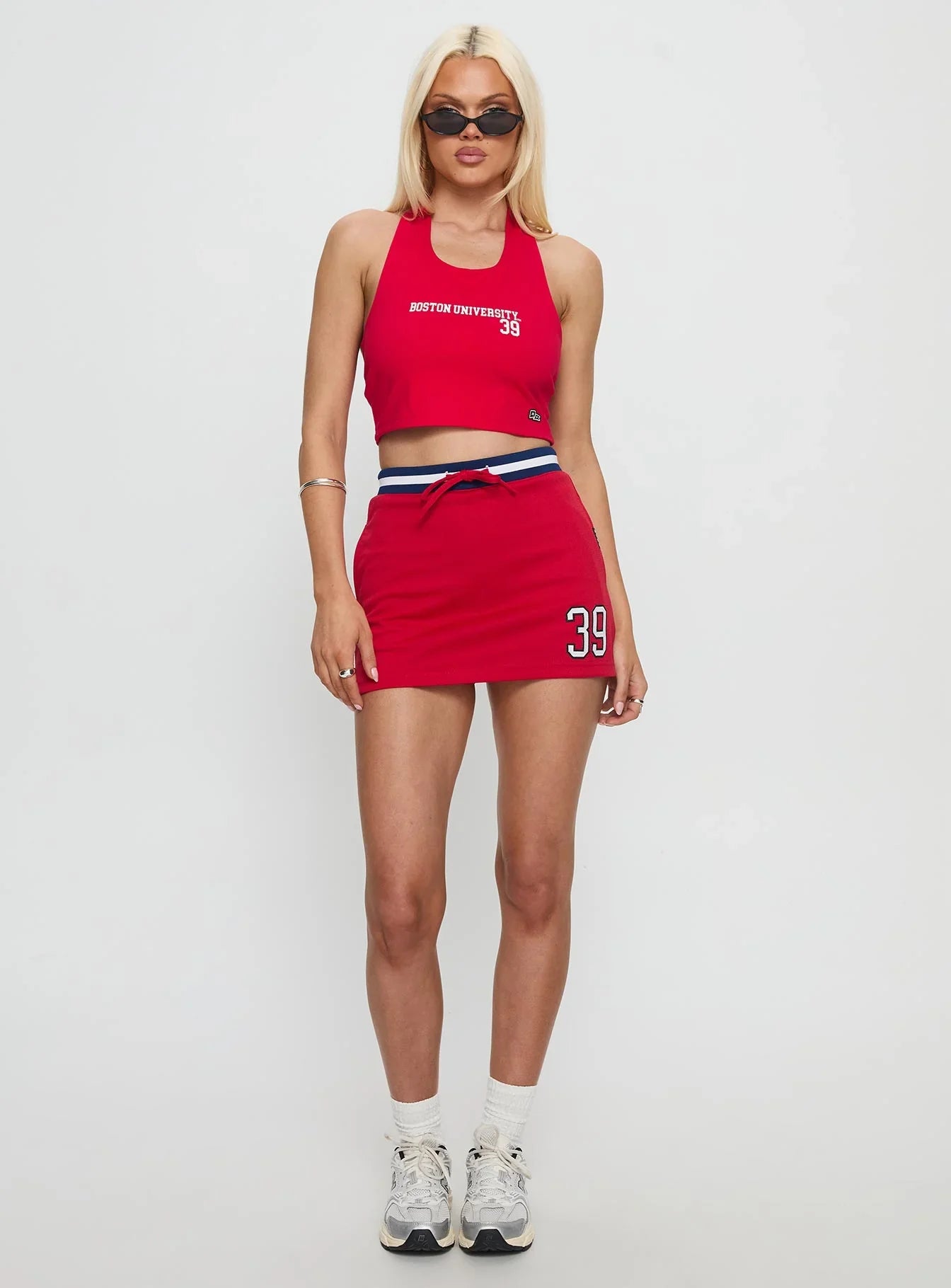 Boston University Basketball Skirt Red