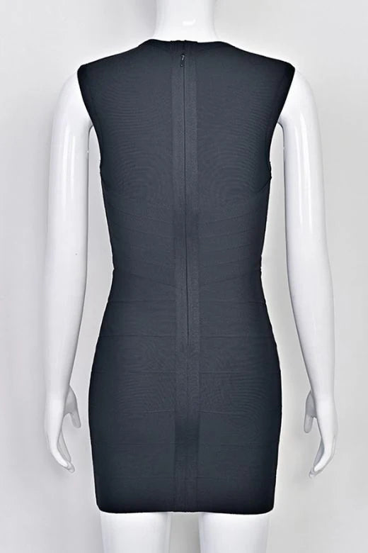 Alora Bandage Mini Dress Classic Black