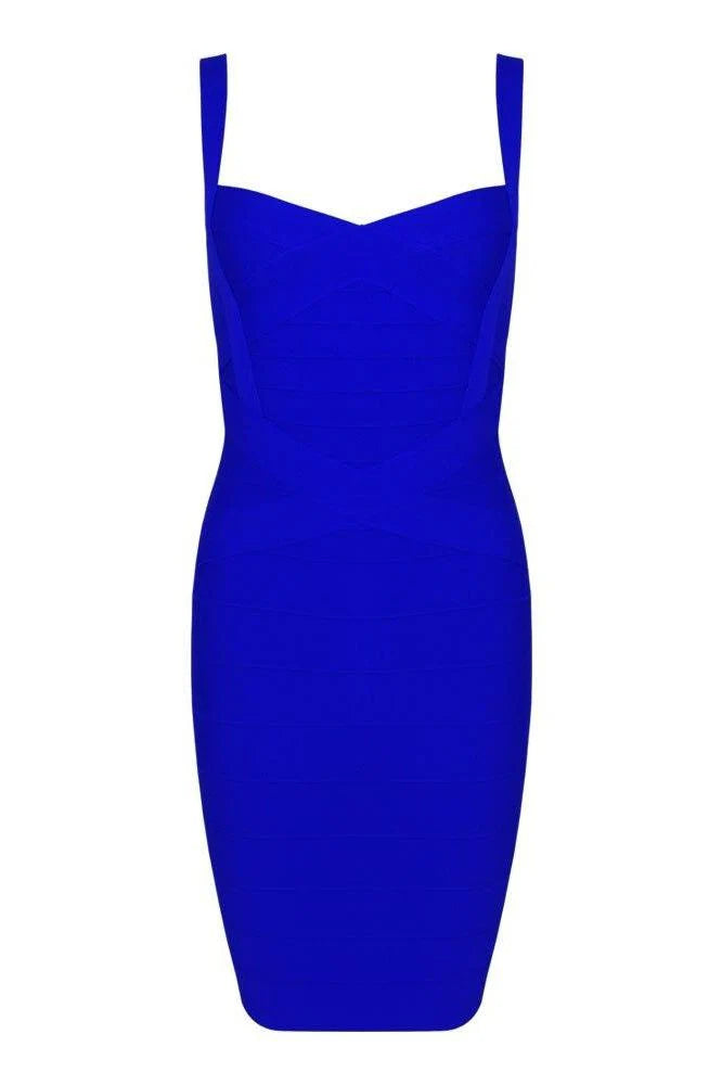 Heidi Bandage Mini Dress Royal Blue
