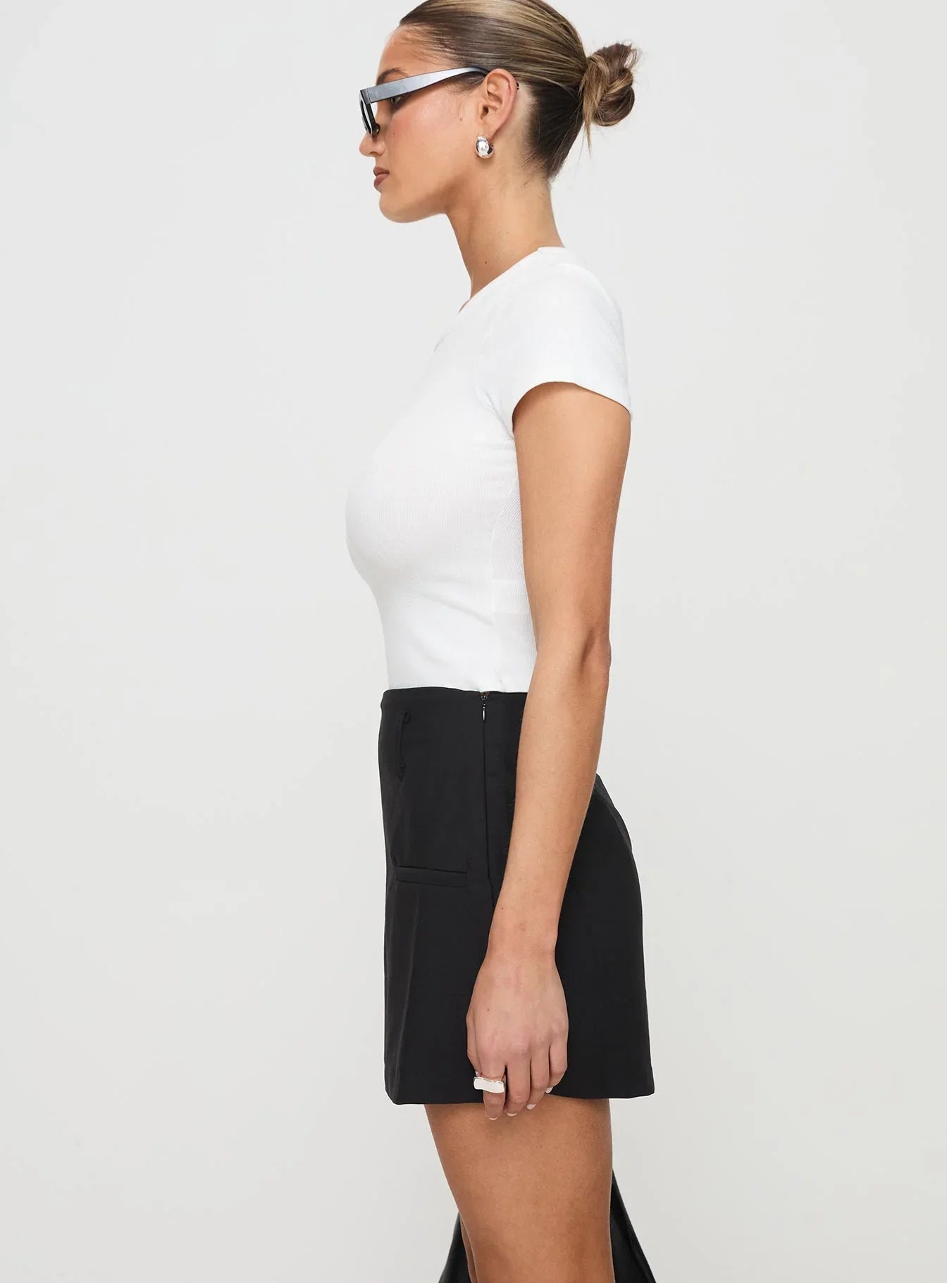 Grant My Wish Mini Skort Black