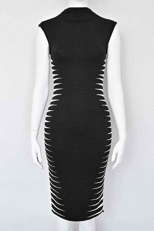 Cleo Bandage Midi Dress Classic Black