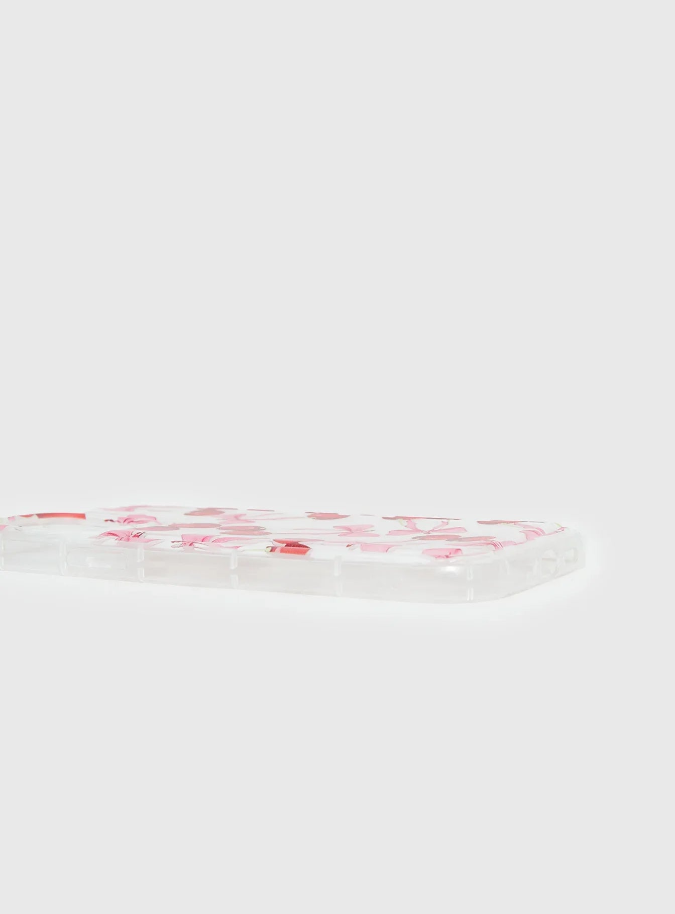 Cherry Pickers iPhone Case Clear Red