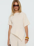 Amelise Knit Poncho Beige