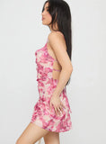 Celena Mini Dress Pink Multi