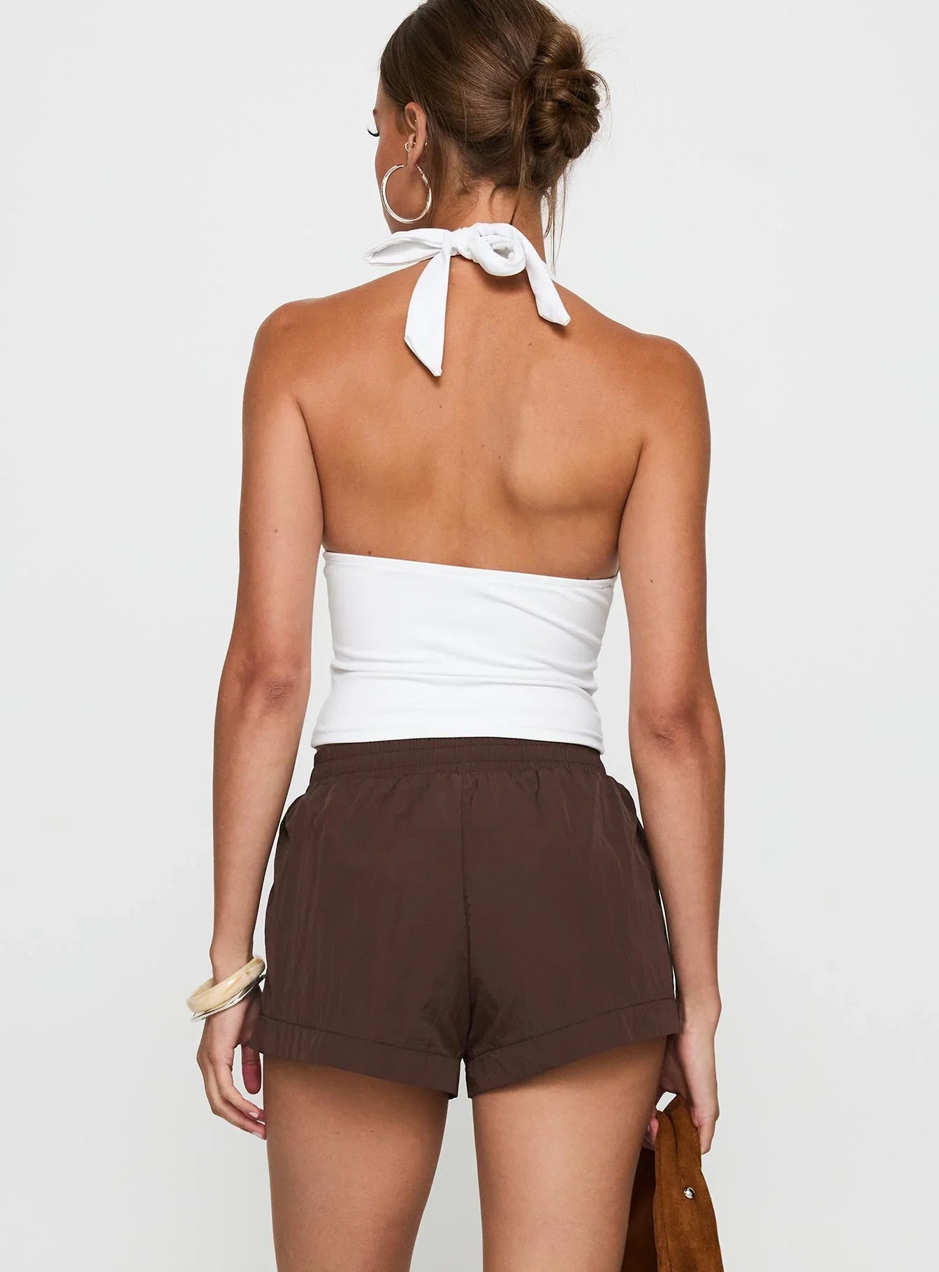 Borderline Track Short Brown Blue