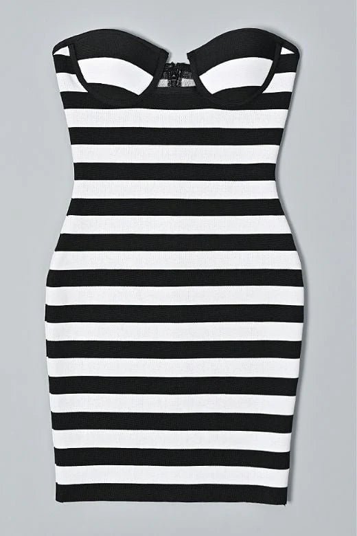 Ingrid Bandage Mini Dress Classic Black
