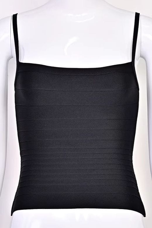 Scarlett Bandage Tank Top Classic Black