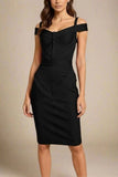 Sophia Bandage Dress Classic Black