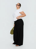 Pedra Wide Leg Pant Black Curve