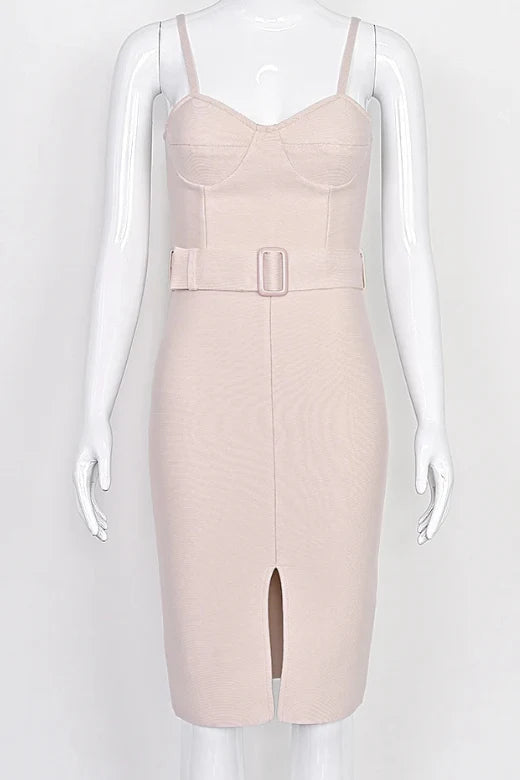 Lana Bandage Dress Cream