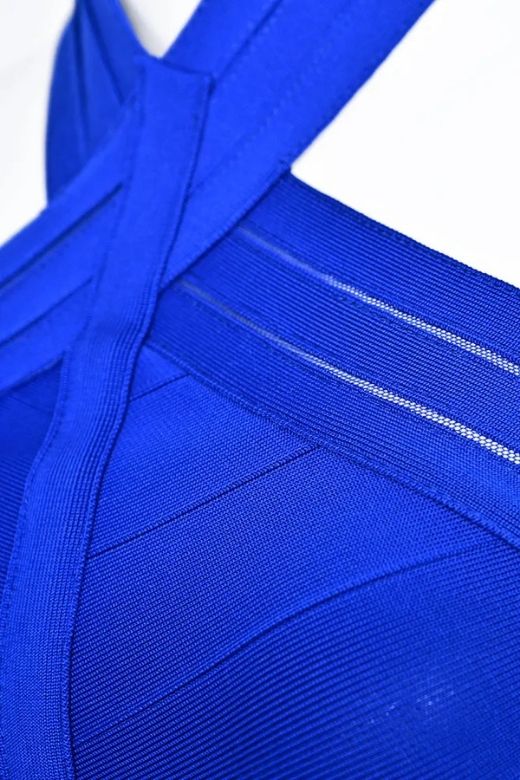 Eden Bandage Dress Royal Blue