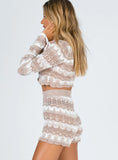 Leah Knit Set Beige Multi