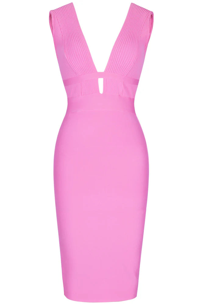 Bay Bandage Dress Blush Pink Sale