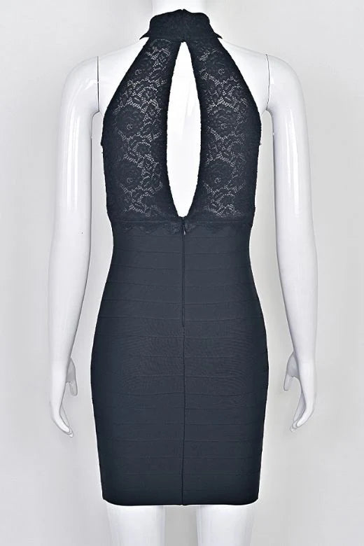 Quinn Bandage Mini Dress Classic Black