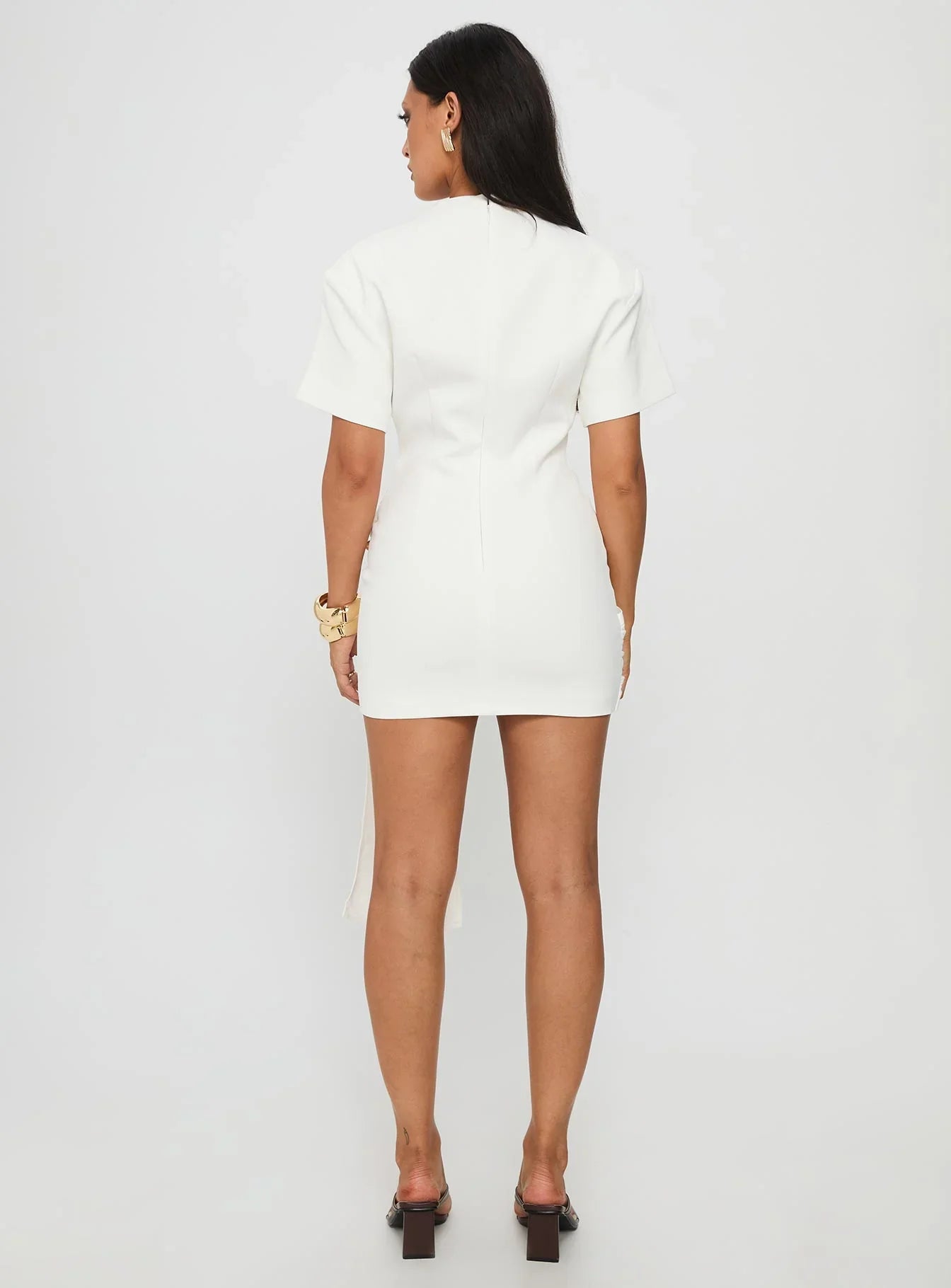 Martini Mini Dress Porcelain