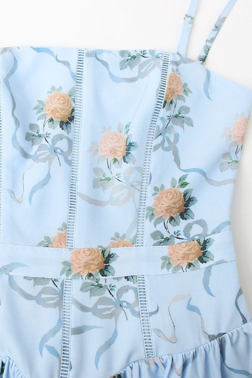 Tasmin Midi Dress Sky Blue