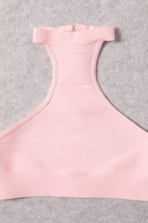 Elli Bandage Crop Top Dusty Pink