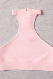 Elli Bandage Crop Top Dusty Pink