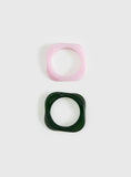 Jordann Resin Cuff Pack Pink Green