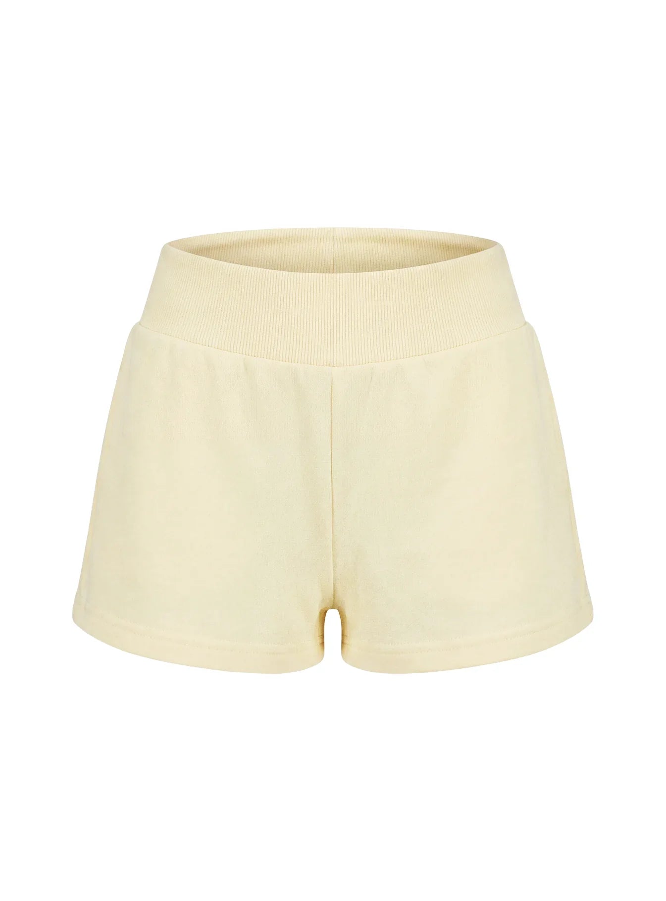 Daybreak Rib Waist Shorts Buttercream