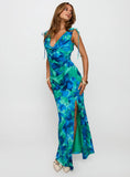 Symphonies Cowl Maxi Dress Multi