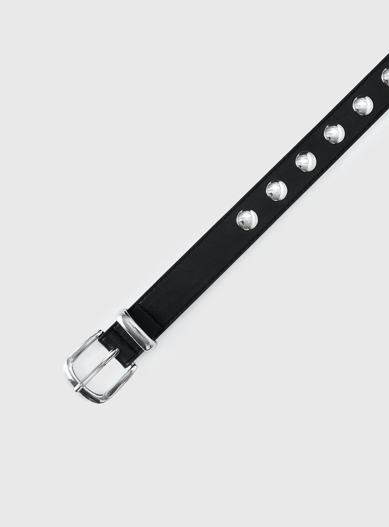 Nikoli Stud Belt Black Silver