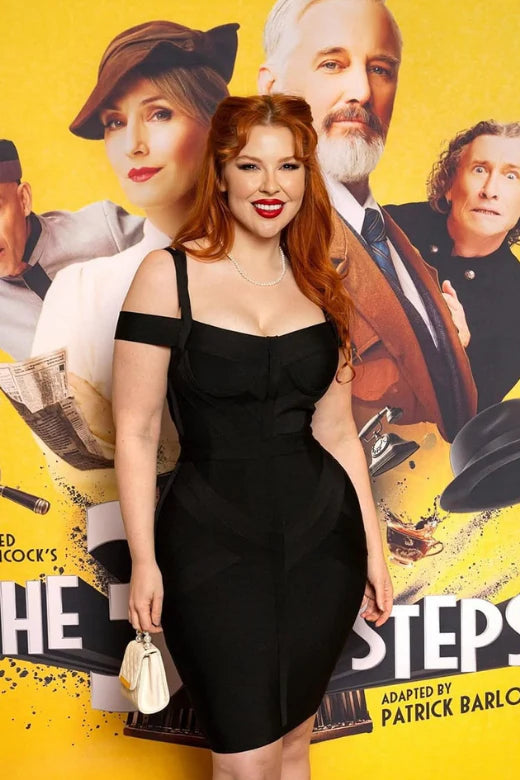 Sophia Bandage Dress Lipstick Red