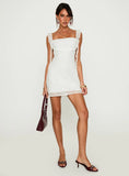 Lanai Mini Dress White Floral