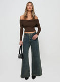 Ziggie Low Rise Baggy Jeans Antique Wash