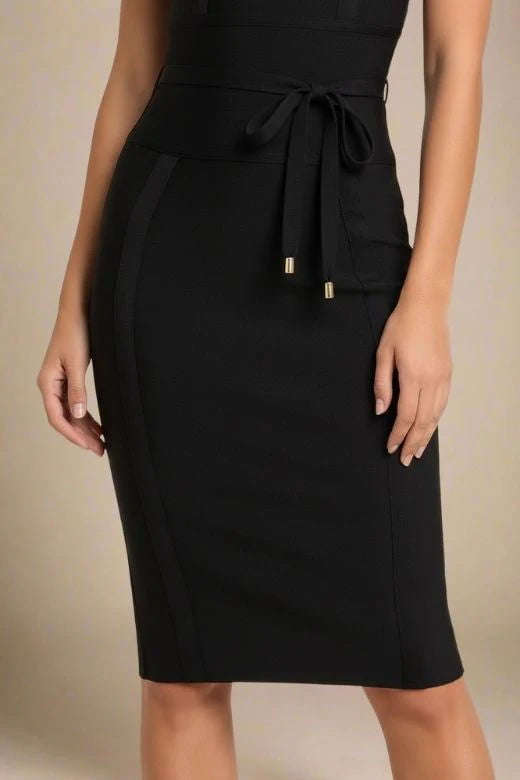 Bek Bandage Dress Classic Black