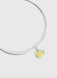 Vanita Necklace Silver Yellow