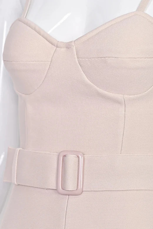 Lana Bandage Dress Cream Sale
