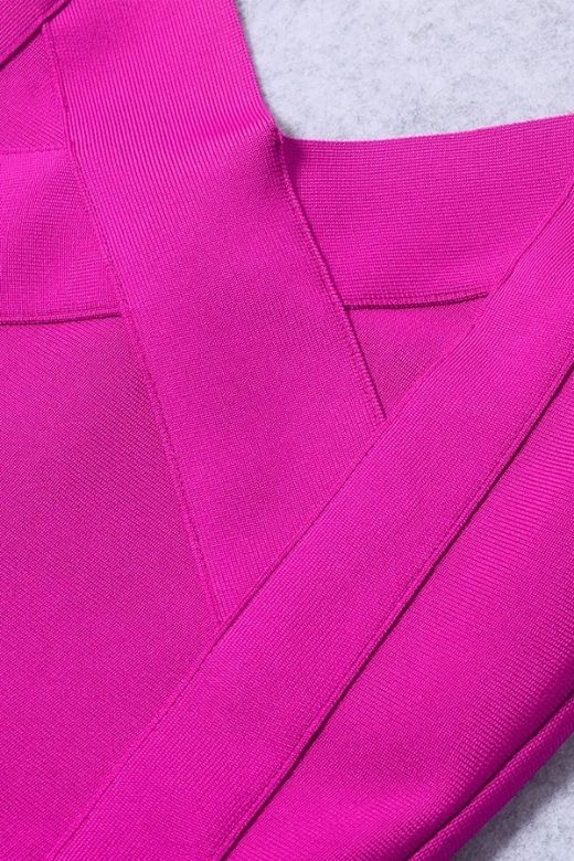 Freya Bandage Dress Magenta Pink