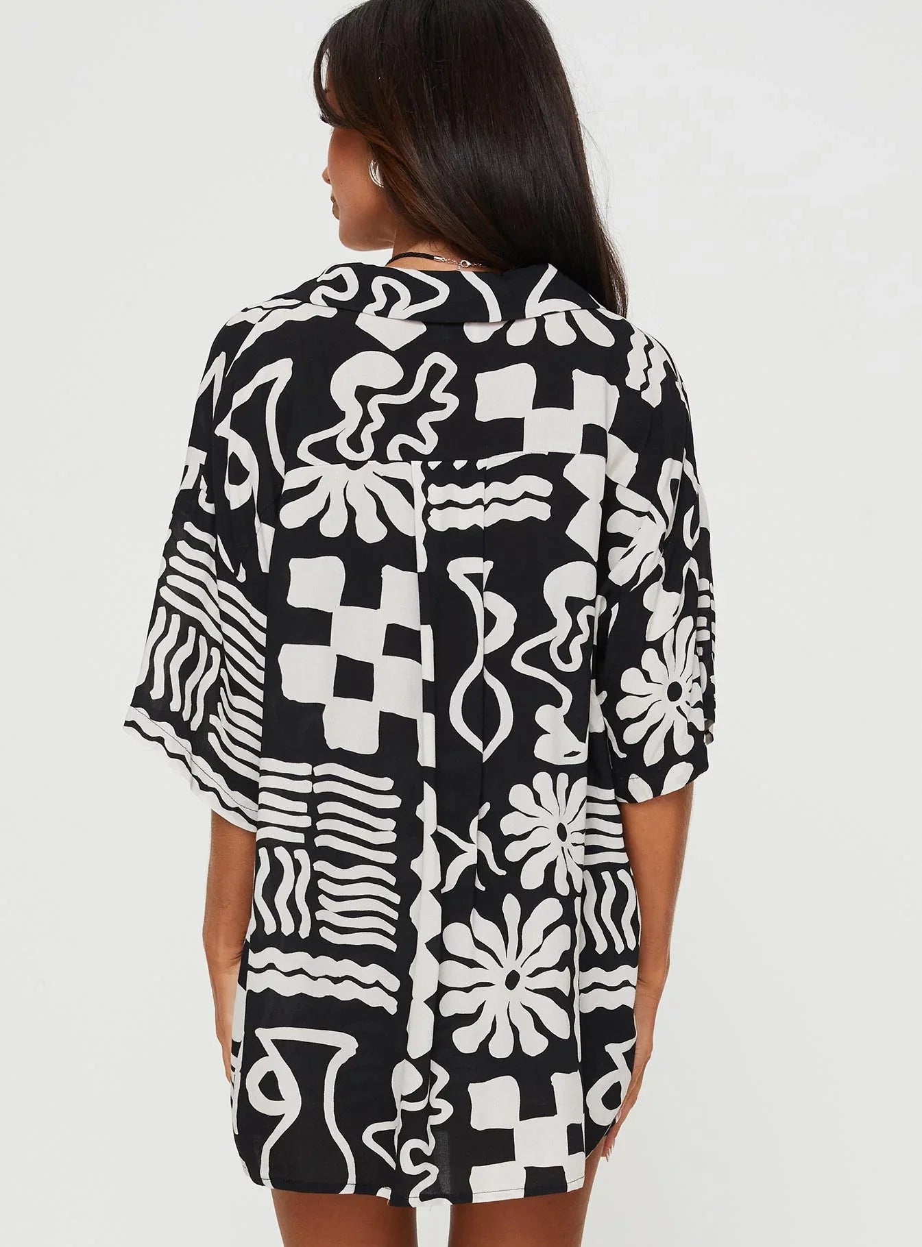 Caraliia Shirt Black Cream