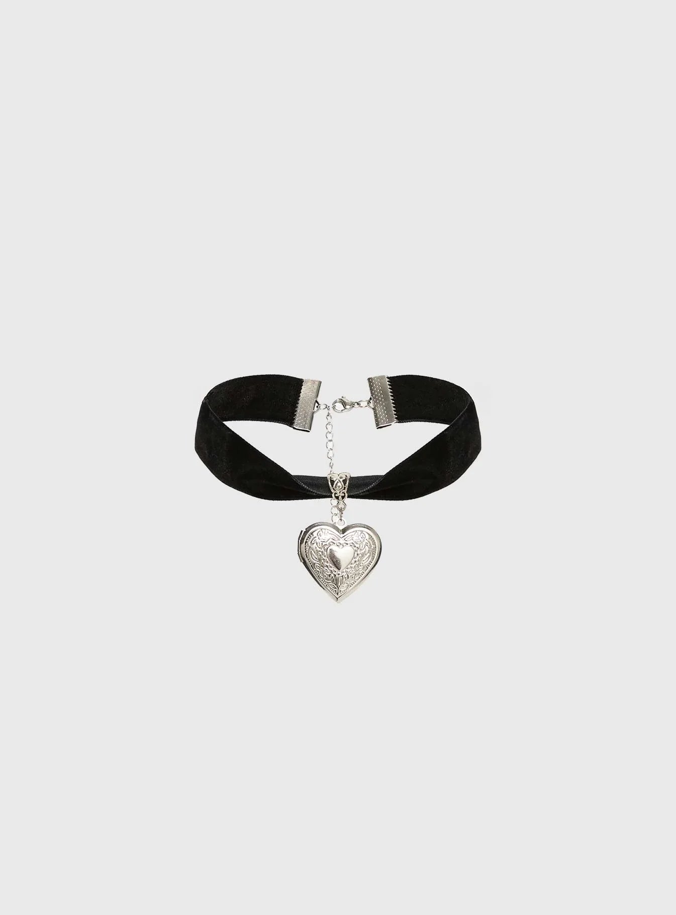 Laike Pendant Necklace Black Silver