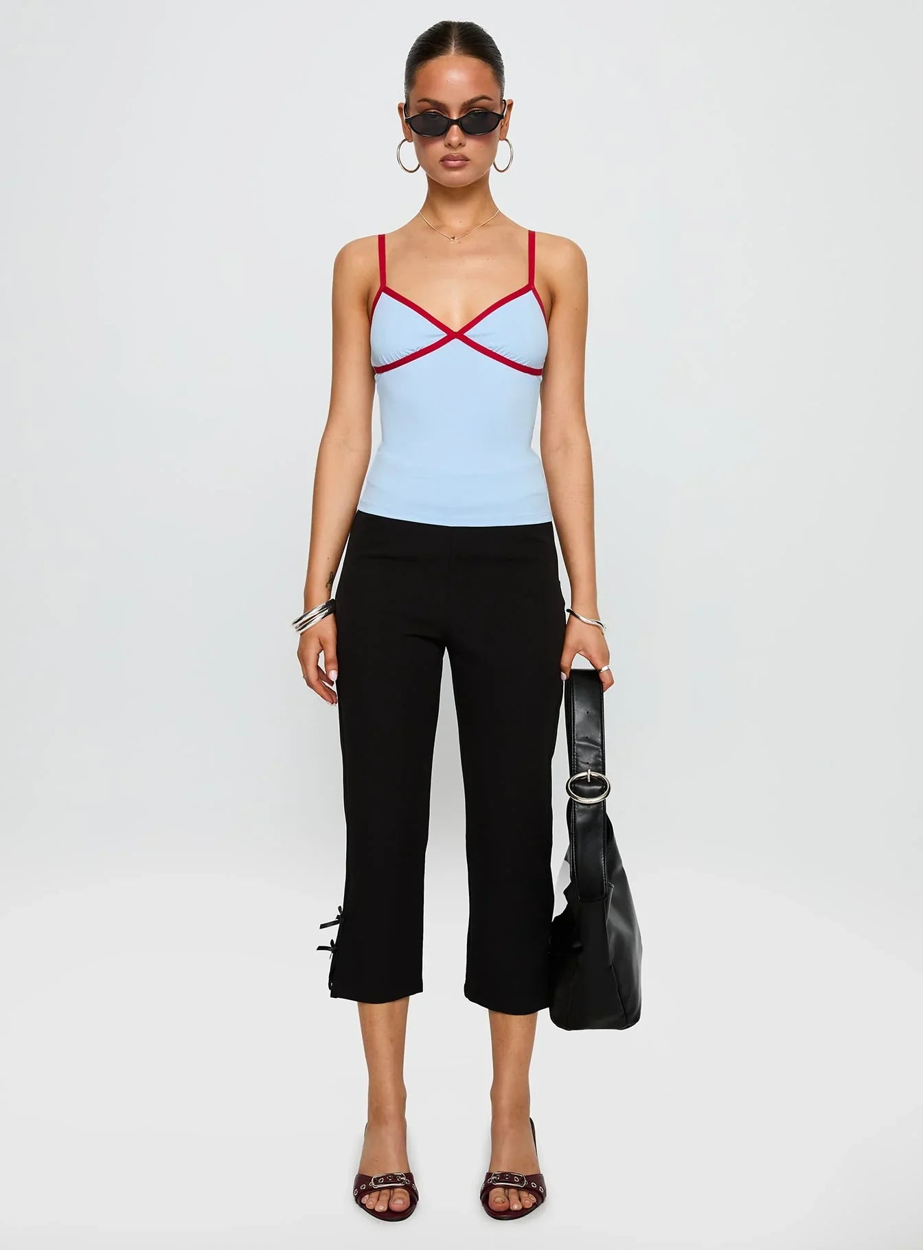Tiera Top Blue Red