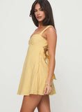 Mcbeath Mini Dress Yellow