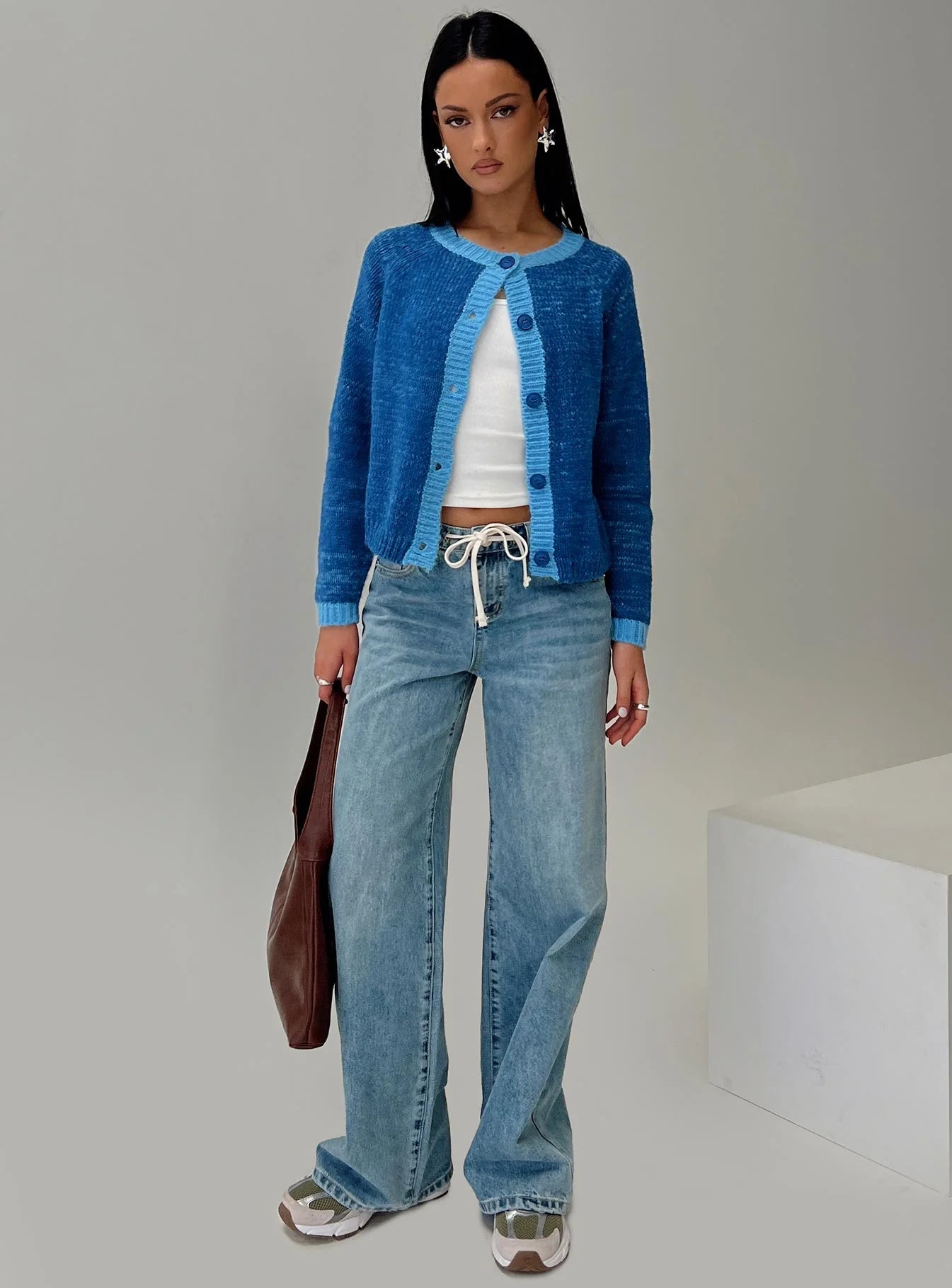 Oak Meadow Cardigan Blue