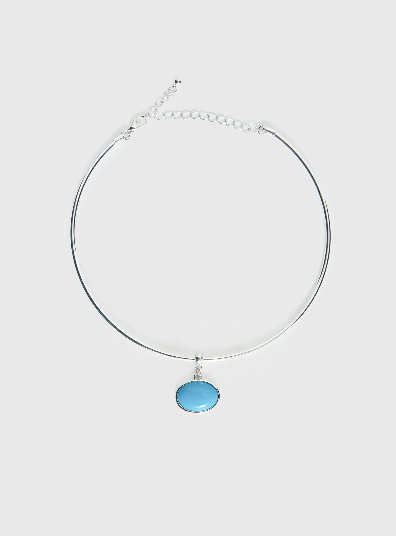 Vanita Necklace Silver Turquoise