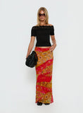 Rowana Maxi Skirt Multi Paisley