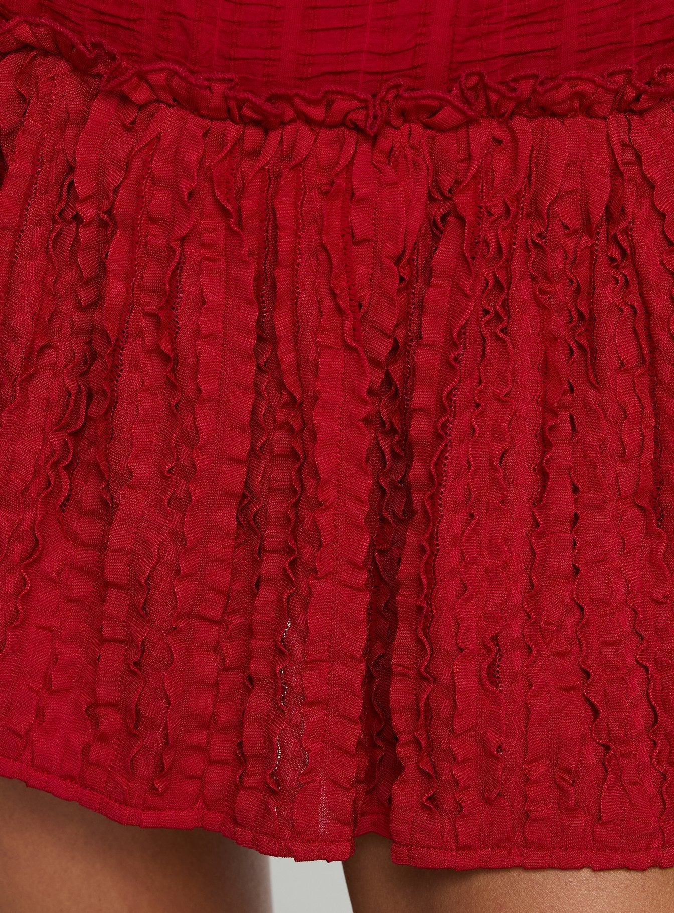 Mixie Halter Playsuit Red
