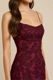 Ivy Bodycon Maxi Dress Red Wine